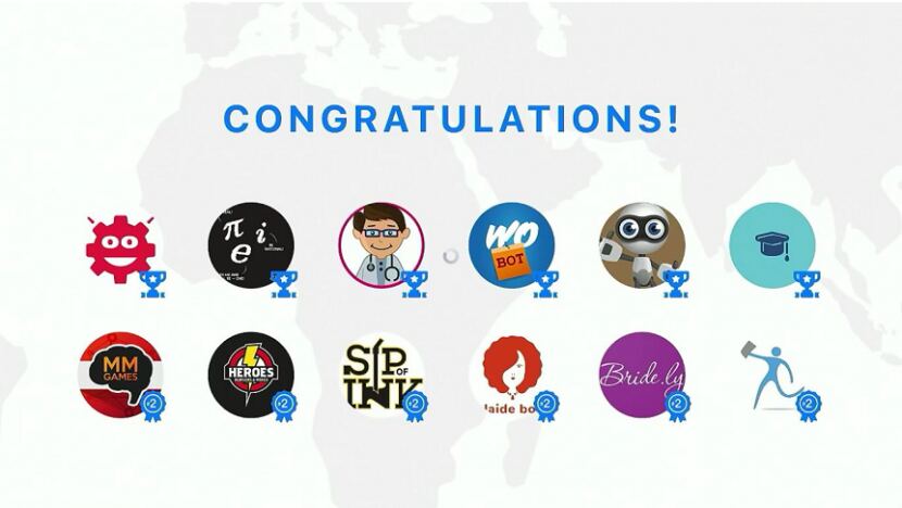 Les 12 lauréats du Bots for Messenger Challenge
