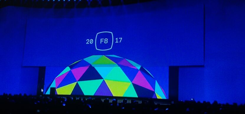 Scène de la conférence Facebook F8 2017